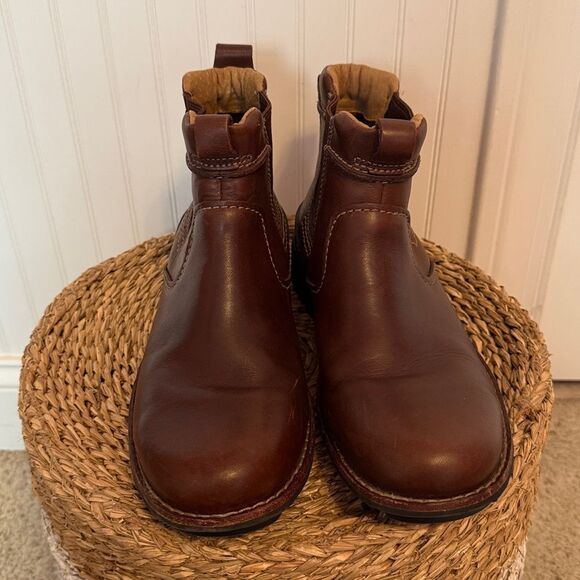 Clark’s Men's Brown Leather Boots - 8 - Picture 3 of 9